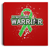 Warrior! Lymphoma Awareness Canvas