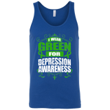 I Wear Green for Depression Awareness! Tank Top