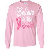 Believe in the cure - Breast Cancer Awareness Long Sleeves
