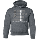 HERO! Brain Cancer Awareness KIDS Hoodie