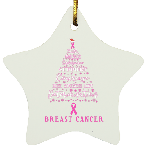 Breast Cancer Awareness Star Decoration - The Awareness Store