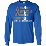 HERO! Brain Cancer Awareness Long Sleeve T-Shirt