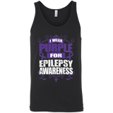 I Wear Purple for Epilepsy Awareness! Tank Top