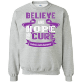 Believe & Hope for a Cure Crohn's & Colitis Awareness Long Sleeved & Sweater