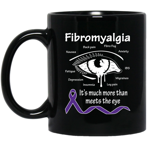 More than meets the Eye! Fibromyalgia Awareness Mug - The Awareness Store