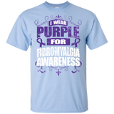 I Wear Purple for Fibromyalgia Awareness! KIDS t-shirt