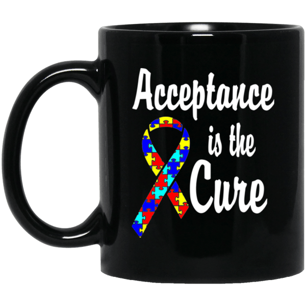Acceptance is the Cure - Autism Awareness Mug