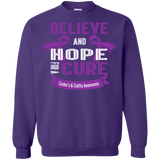 Believe & Hope for a Cure Crohn's & Colitis Awareness Long Sleeved & Sweater