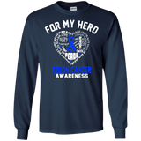 For my Hero... Colon Cancer Awareness Long Sleeved & Sweater