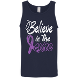 Believe in the cure Pancreatic Cancer Awareness Unisex Tank Top