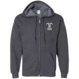 I Wear Silver for Parkinson's! Zip up Hoodie
