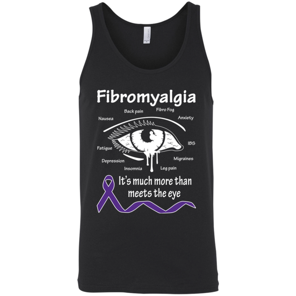 More than meets the Eye! Fibromyalgia Awareness Tank Top