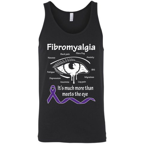 More than meets the Eye! Fibromyalgia Awareness Tank Top - The Awareness Store