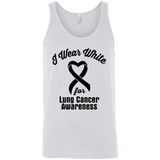 I Wear White! Lung Cancer Awareness Tank Top