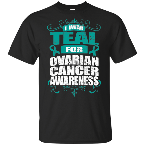 I Wear Teal for Ovarian Cancer Awareness! KIDS t-shirt