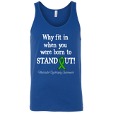Born to Stand Out! Muscular Dystrophy Awareness Tank Top