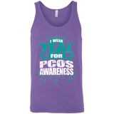 I Wear Teal for PCOS Awareness! Tank Top