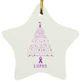 Lupus Awareness Star Decoration