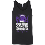 I Wear Purple for Pancreatic Cancer Awareness! Tank Top