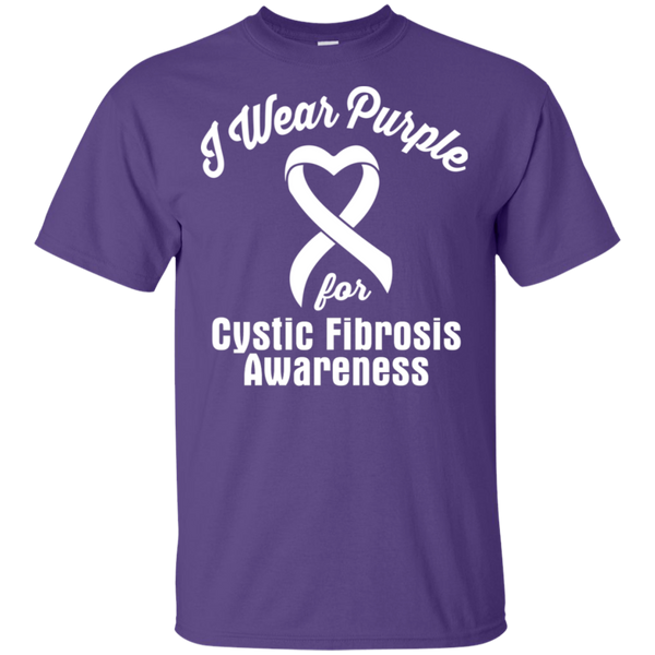 I Wear Purple for Cystic Fibrosis... T-Shirt