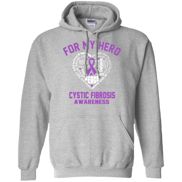 For my Hero...Cystic Fibrosis Awareness Hoodie