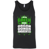 I Wear Green for Organ Donor Awareness! Tank Top