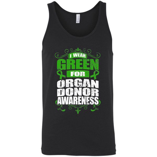 I Wear Green for Organ Donor Awareness! Tank Top