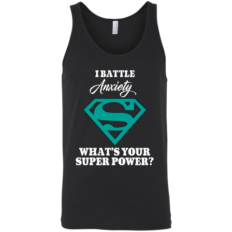 I Battle Anxiety! Anxiety Awareness Tank Top - The Awareness Store