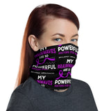 Epilepsy Awareness Doctors Study My Brainwaves Face Mask / Neck Gaiter - The Awareness Store