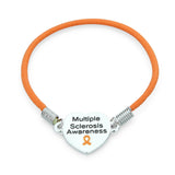 Multiple Sclerosis Awareness Heart Stretch Bracelet