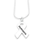 Parkinson's Awareness Ribbon Necklace