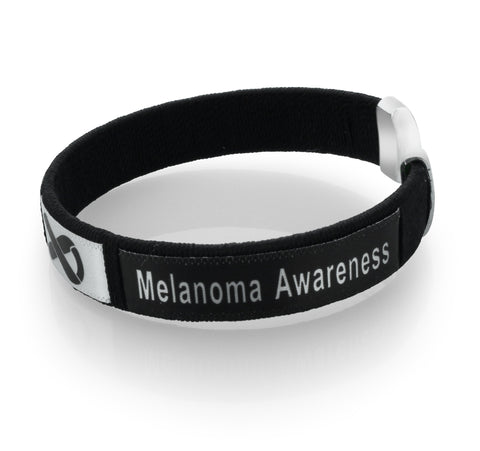 Melanoma Awareness Bangle Bracelet