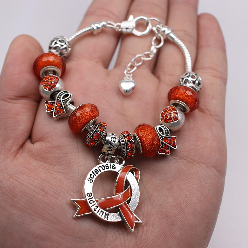 MS Awareness Luxury Charm Bracelet