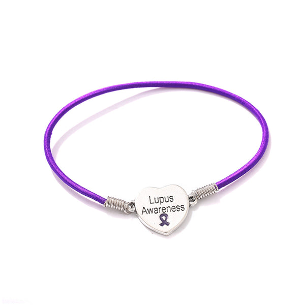 Lupus Awareness Stretch Bracelet