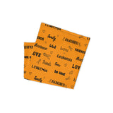 Leukemia Awareness Love and Be Kind Word Pattern Face Mask / Neck Gaiter - The Awareness Store