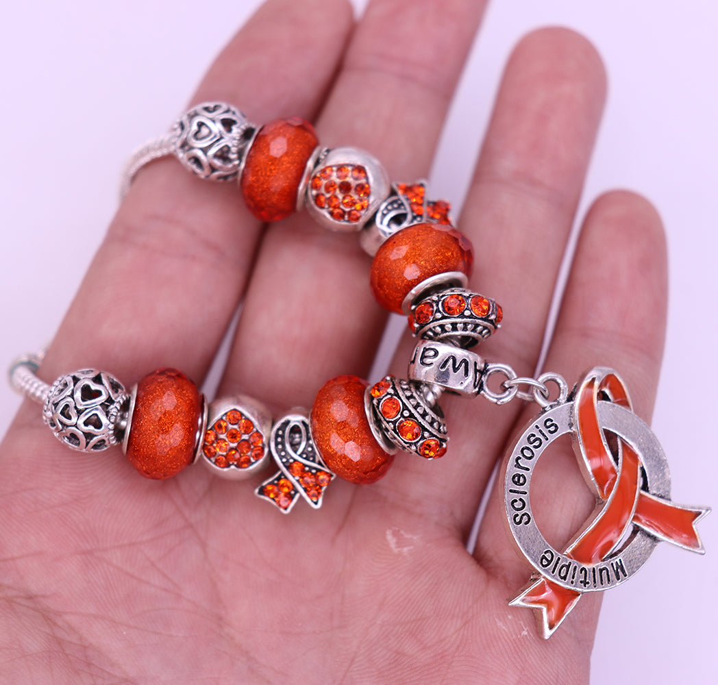 MS Awareness Luxury Charm Bracelet