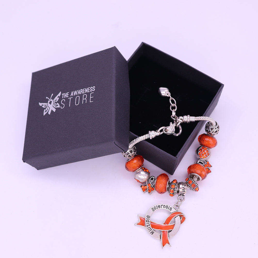 MS Awareness Luxury Charm Bracelet