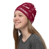 Multiple Myeloma Awareness Love and Be Kind Word Pattern Face Mask / Neck Gaiter