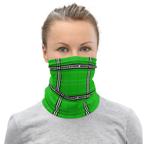 Muscular Dystrophy Awareness Tartan Pattern Face Mask / Neck Gaiter - The Awareness Store