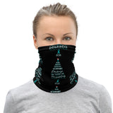 PCOS Awareness Christmas Hope Face Mask / Neck Gaiter - The Awareness Store