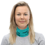 PCOS Awareness Love and Be Kind Word Pattern Face Mask / Neck Gaiter