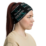 PCOS Awareness Thankful For My Struggle Face Mask / Neck Gaiter - The Awareness Store