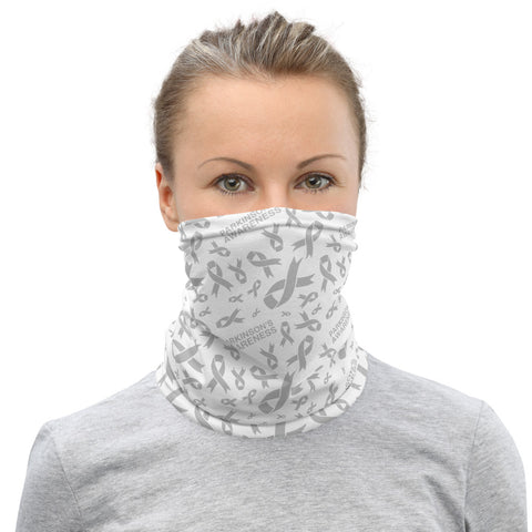 Parkinson's Awareness Ribbon Pattern Face Mask / Neck Gaiter - The Awareness Store