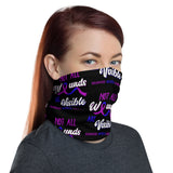 Rheumatoid Arthritis Awareness Not All Wounds Are Visible Face Mask / Neck Gaiter - The Awareness Store