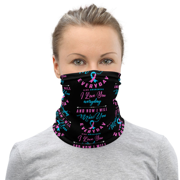 SIDS Awareness I Will Miss You Everyday Face Mask / Neck Gaiter - The Awareness Store