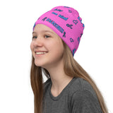 SIDS Awareness Love and Be Kind Word Pattern Face Mask / Neck Gaiter