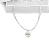 Down Syndrome Awareness Heart Necklace