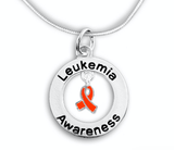 Leukemia Awareness Floating Necklace