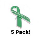 5 Pack Muscular Dystrophy Awareness Pins