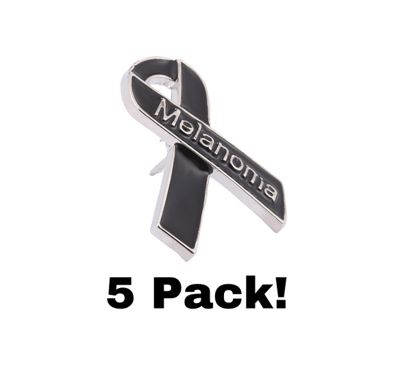 5 Pack Melanoma Awareness Pins